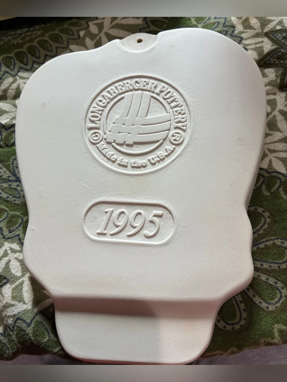 Longaberger 1995 Angel Series Cookie Mold. EC. 7.5”x6”. Original Box. “Love”